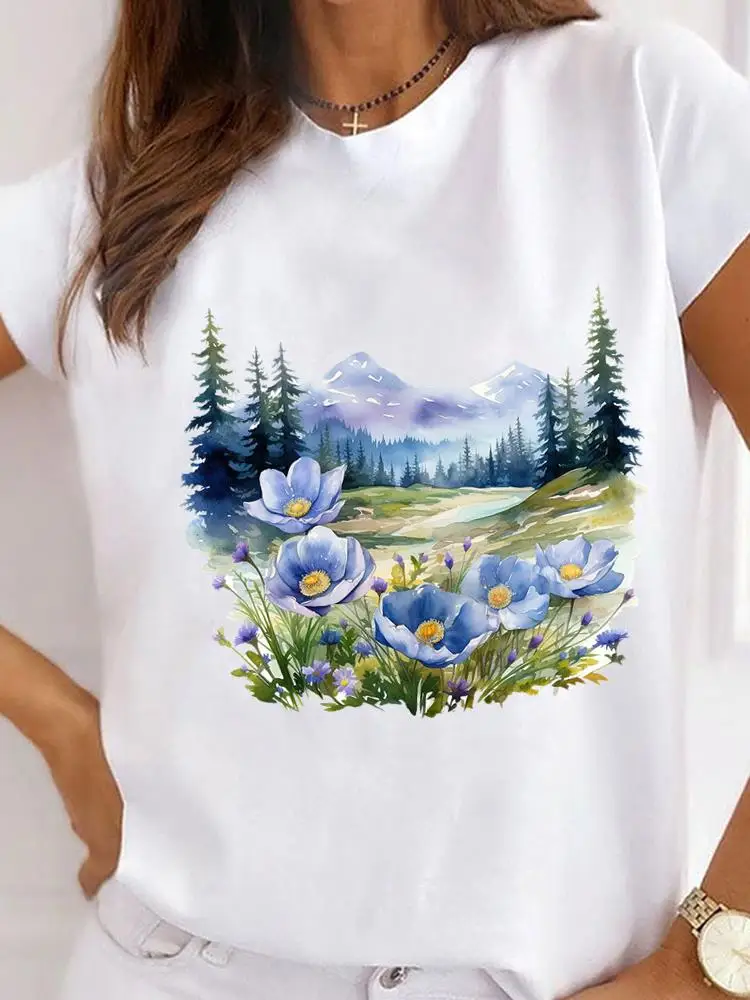 Trend Style Flower Trend Fashion Top Basic Short Sleeve Print T Shirt Clothing Clothes Tee For Women O-neck Graphic T-shirts
Trend Style Flower Trend Fashion Top Basic Short Sleeve Print T Shirt Clothing Clothes Tee For Women O-neck Graphic T-shirts
