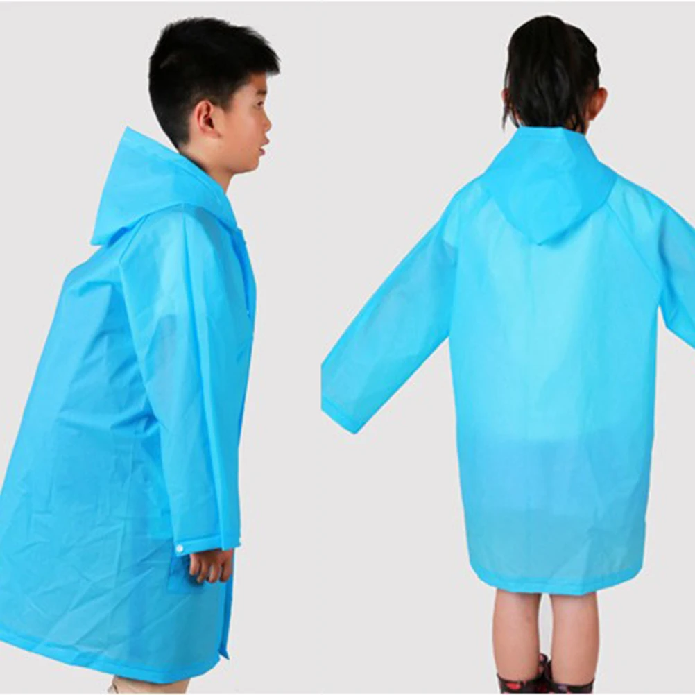 EVA Kids Raincoat Poncho Hood Waterproof Lightweight Compact for Outdoor Indoor Theme Parks Water Rides Camping Hiking Fishing
EVA Kids Raincoat Poncho Hood Waterproof Lightweight Compact for Outdoor Indoor Theme Parks Water Rides Camping Hiking Fishing