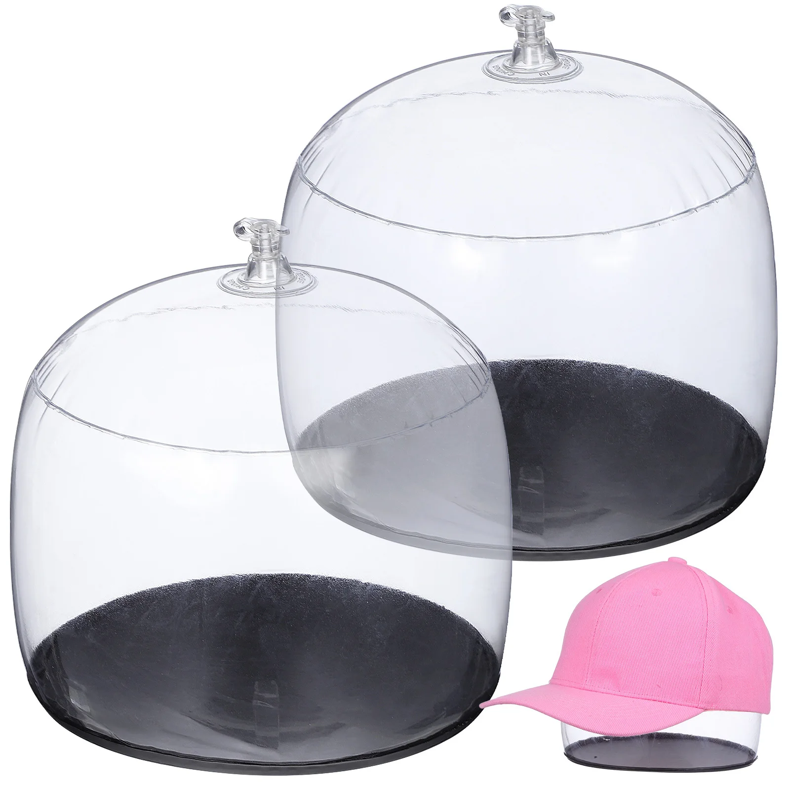 2Pcs Compact Hat Supports Rigid PVC Construction Prevents Deformation Great for Storing and Displaying Hats on Trip Or At Home
2Pcs Compact Hat Supports Rigid PVC Construction Prevents Deformation Great for Storing and Displaying Hats on Trip Or At Home