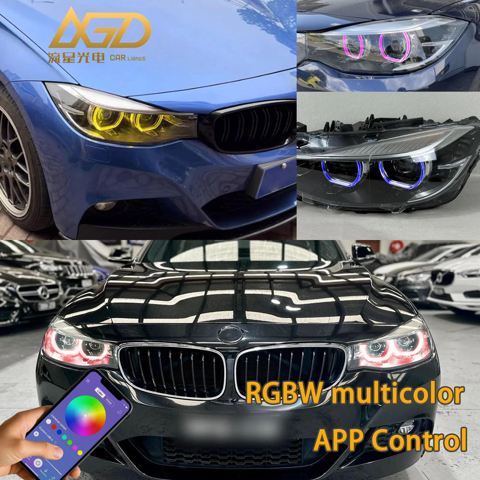 RGB DRL Modules For 2017-2020 BMW 3' F34 318d 320d 320i 330d 340i GT Fits non-adaptive Headlight
RGB DRL Modules For 2017-2020 BMW 3' F34 318d 320d 320i 330d 340i GT Fits non-adaptive Headlight