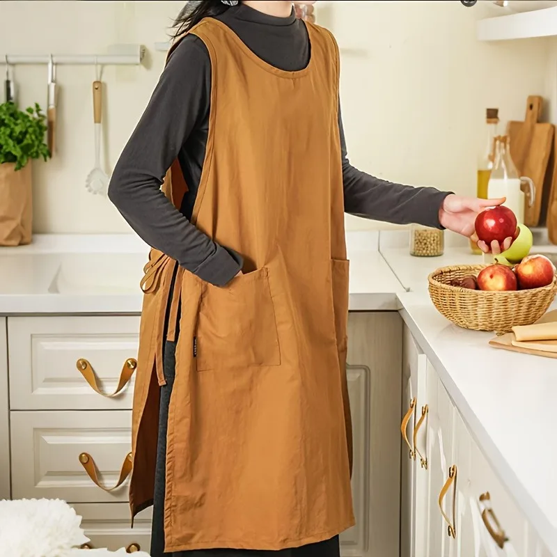 Длинный фартук-нагрудник для дома и улицы, для кухни, рисования, творчества, рабочая одежда, униформа для официантов кофейни, аксессуары для приготовления пищи
Длинный фартук-нагрудник для дома и улицы, для кухни, рисования, творчества, рабочая одежда, униформа для официантов кофейни, аксессуары для приготовления пищи