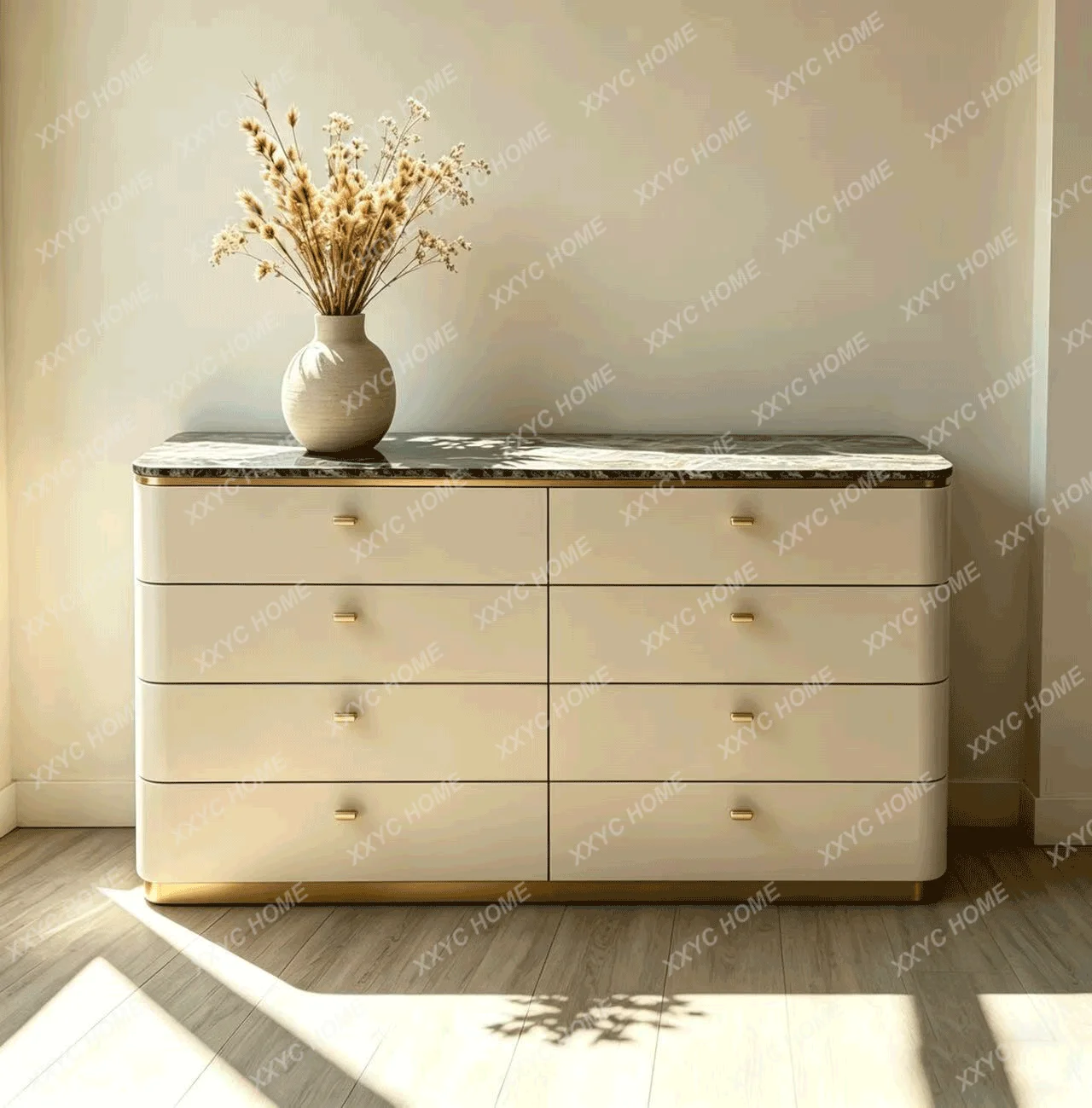 L light luxury eight-bucket cabinet marble high-end storage high-end custom paint veneer side cabinet
L light luxury eight-bucket cabinet marble high-end storage high-end custom paint veneer side cabinet