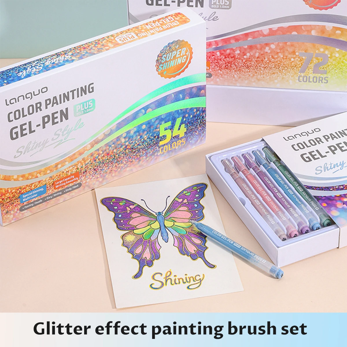 24-72Colors Languo Gel Pens Set Shiny Painting Ballpoint Pen 1.0mm Drawing Student Writing Pen Office School Supplies Stationery
24-72Colors Languo Gel Pens Set Shiny Painting Ballpoint Pen 1.0mm Drawing Student Writing Pen Office School Supplies Stationery
