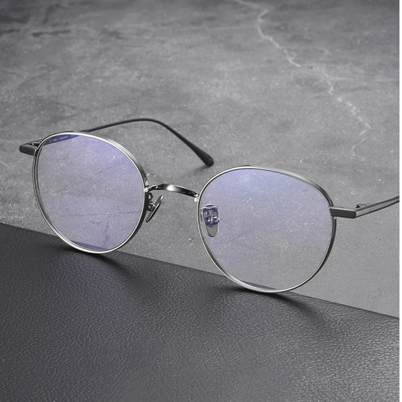 Pure Titanium Retro Round Glasses Frame Men Japanese Vintage Optical Myopia Eyeglasses Women Anti Blue Ray Prescription Eyewear
Pure Titanium Retro Round Glasses Frame Men Japanese Vintage Optical Myopia Eyeglasses Women Anti Blue Ray Prescription Eyewear
