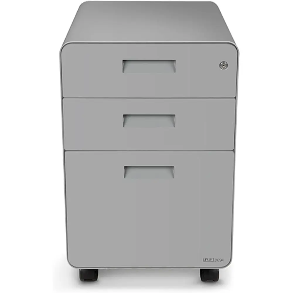 Gray Steel Rolling Filing Cabinet with Lock, Soft-Close Top, Storage for Letter & Legal Files, Easy Assembly for Home Office
Gray Steel Rolling Filing Cabinet with Lock, Soft-Close Top, Storage for Letter & Legal Files, Easy Assembly for Home Office