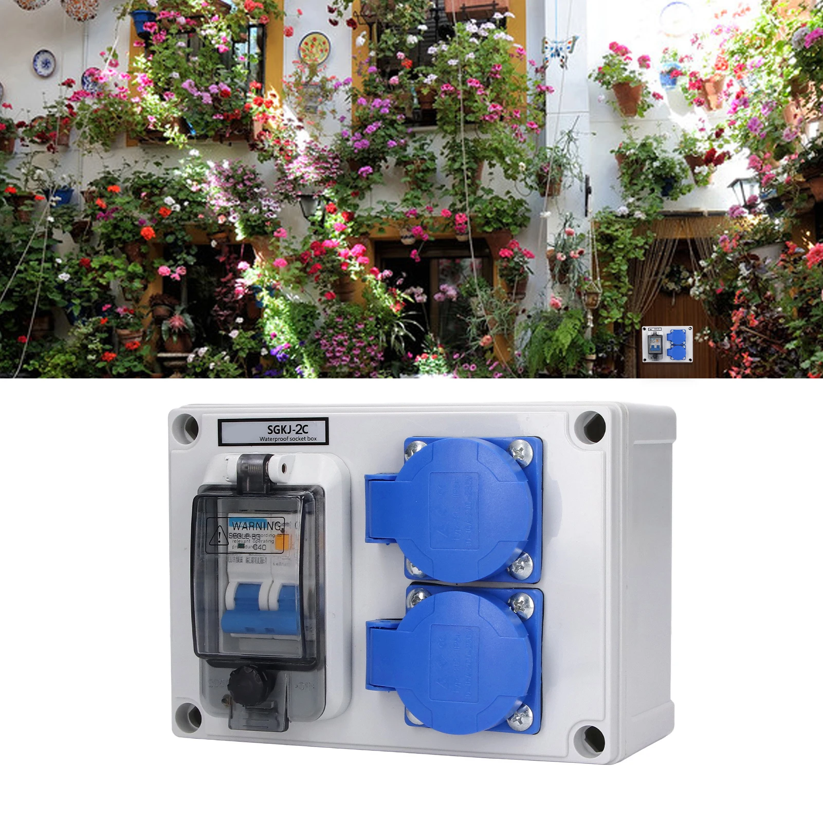 Power Box Power Outlet Box Wall Socket Double German Power Outlet Box Receptacle 200‑250V with 230V 40A 1P+N RCD double Socket
Power Box Power Outlet Box Wall Socket Double German Power Outlet Box Receptacle 200‑250V with 230V 40A 1P+N RCD double Socket