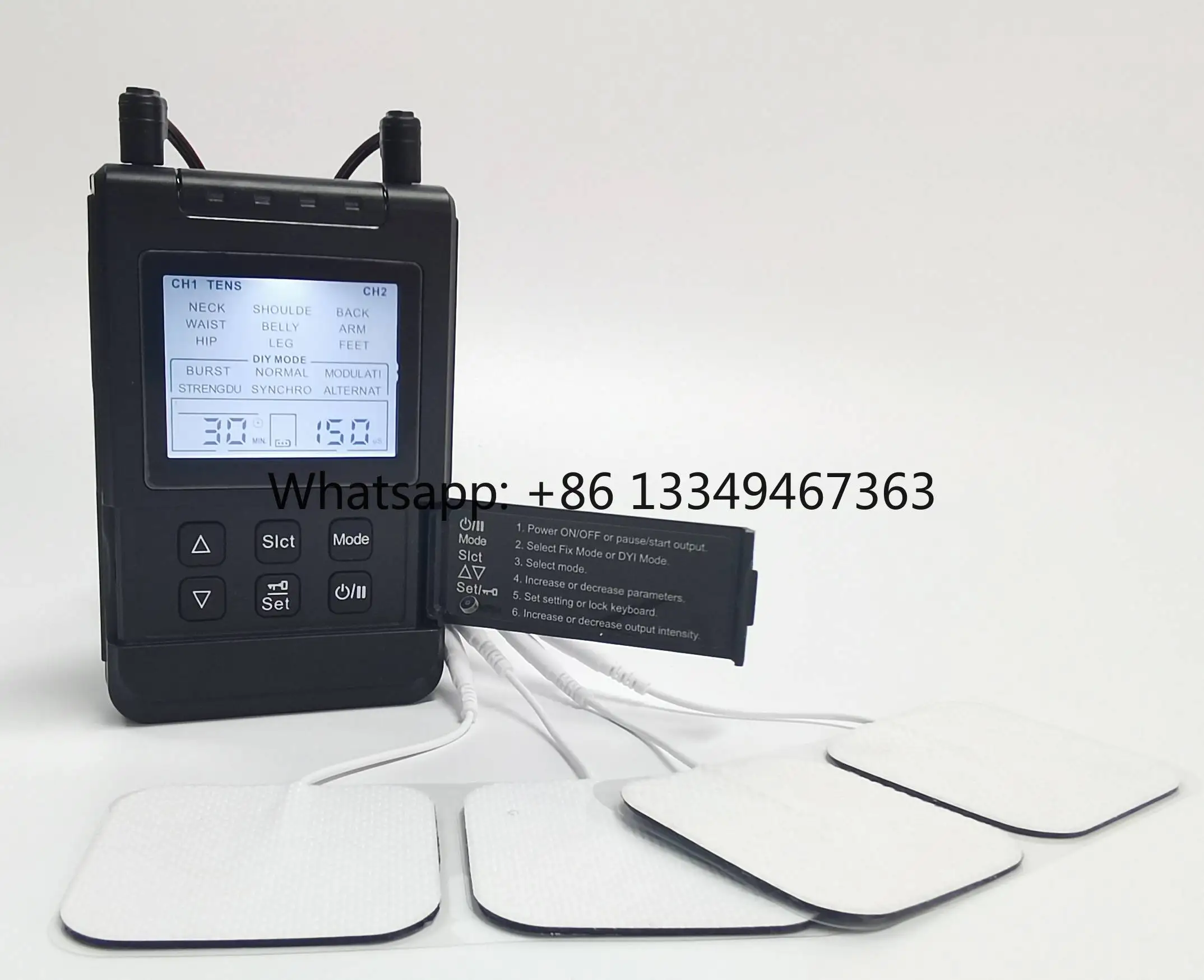 Physiotherapist Stimulation Interferential Current EMS Muscle Tens Machine Material Pain Relief
Physiotherapist Stimulation Interferential Current EMS Muscle Tens Machine Material Pain Relief