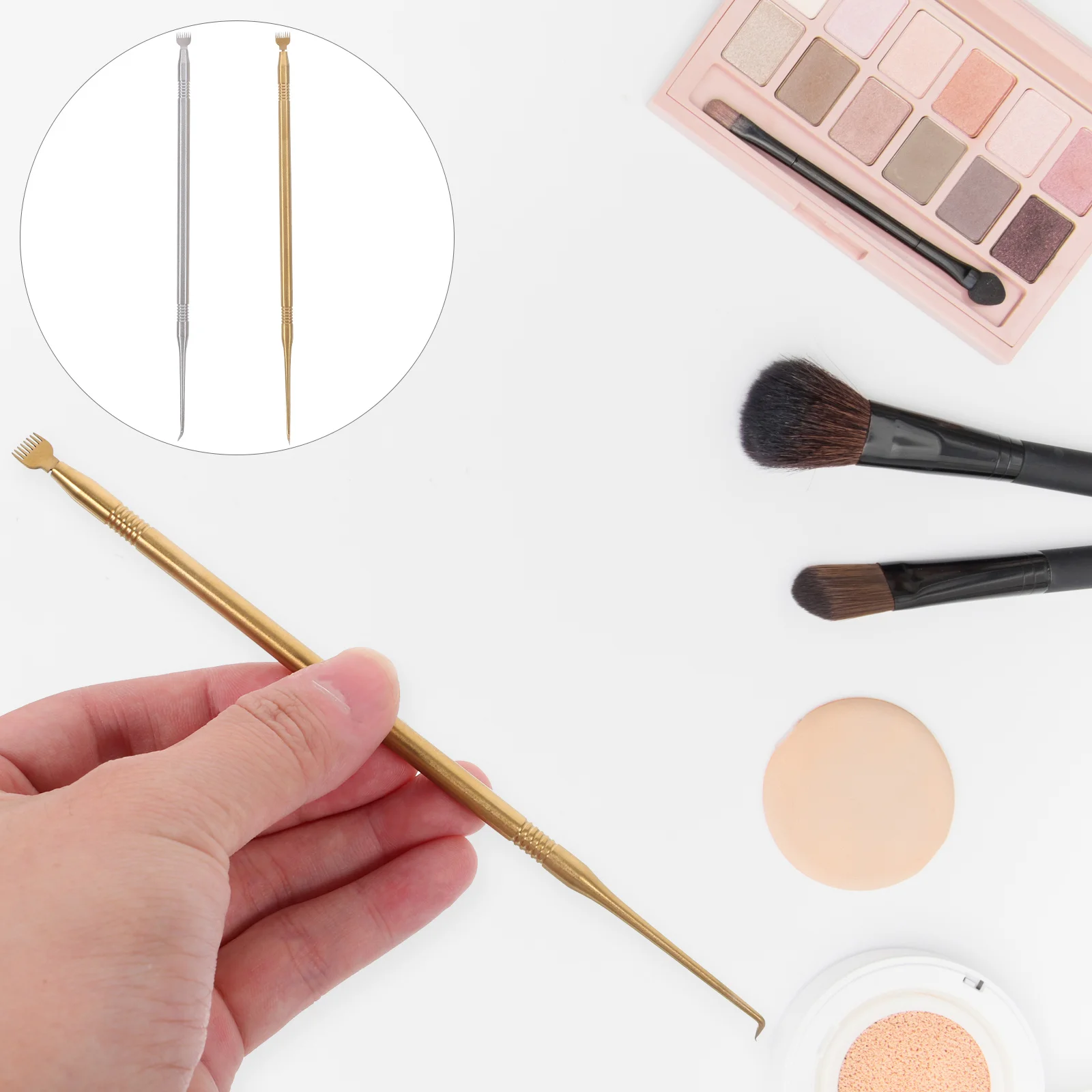 2Pcs Professional Lash Lift Rod Stainless Steel Eyelash Separator Tool with Comb Easy to Use for Women Lash Lift Kit
2Pcs Professional Lash Lift Rod Stainless Steel Eyelash Separator Tool with Comb Easy to Use for Women Lash Lift Kit