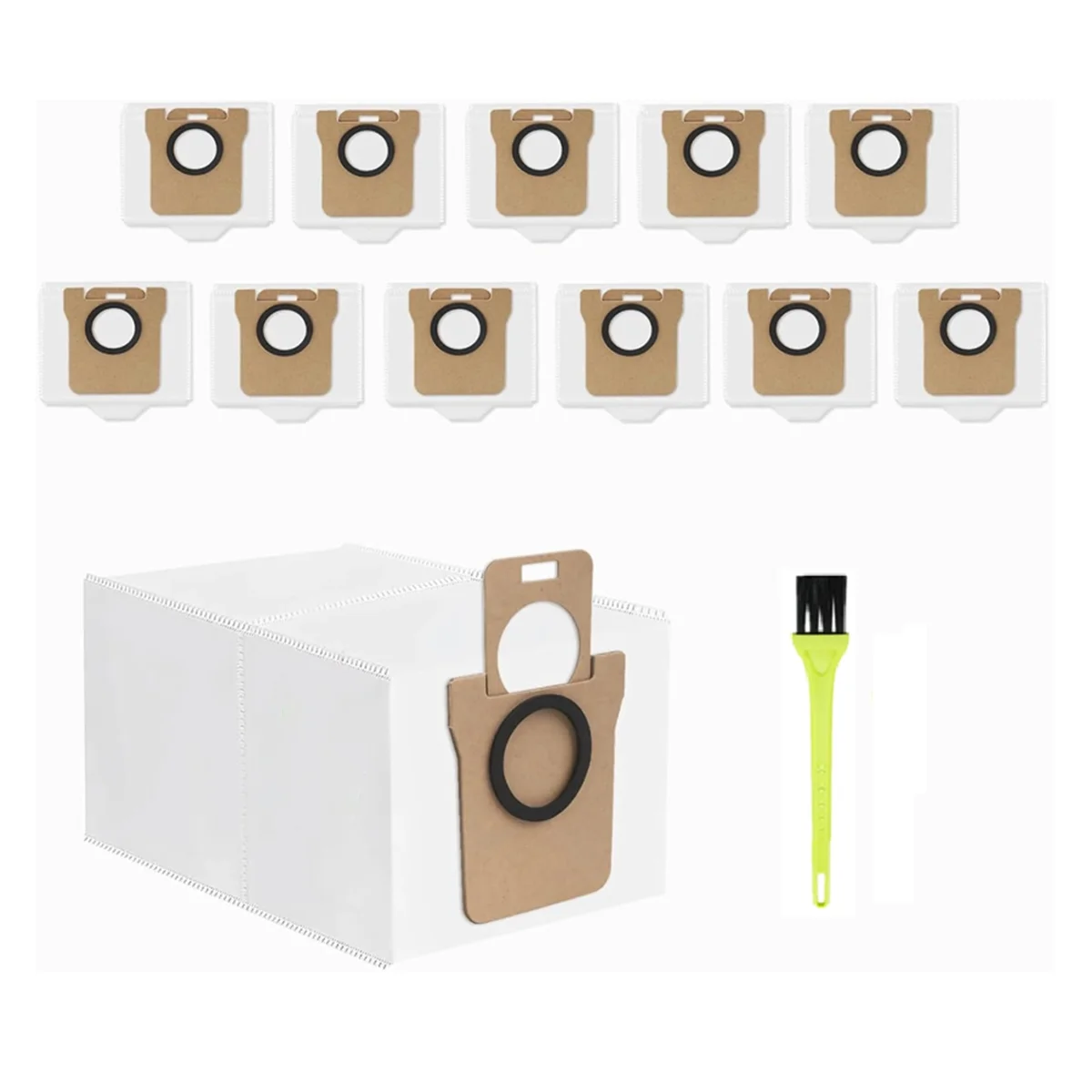12 Vacuum Cleaner Bags for Dreame L10s Ultra/Dreame S10 Robot Vacuum Cleaner Base Station, Vacuum Cleaner Bags
12 Vacuum Cleaner Bags for Dreame L10s Ultra/Dreame S10 Robot Vacuum Cleaner Base Station, Vacuum Cleaner Bags