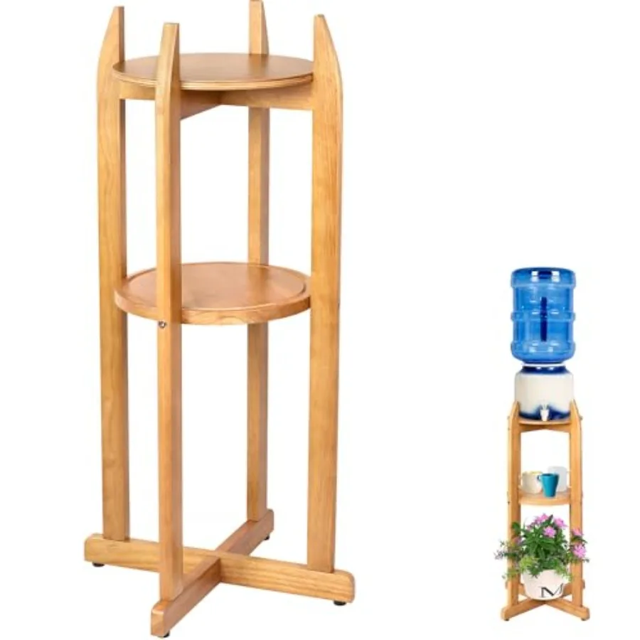 Solid Water Dispenser Floor Stand 32.8" Hight-11.2" Wide Drink Dispenser Floor Stand with 2 Round Shelfs Included for 1-5 Gallo
Solid Water Dispenser Floor Stand 32.8" Hight-11.2" Wide Drink Dispenser Floor Stand with 2 Round Shelfs Included for 1-5 Gallo