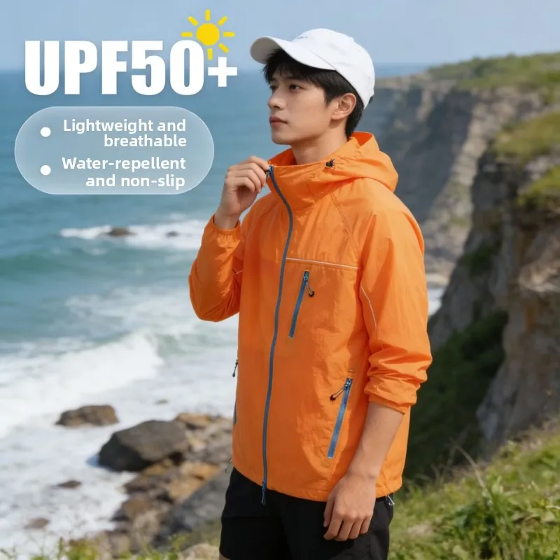 UPF50+ Summer Outdoor Quick Dry Sun-Protective Thin Jacket Men Hiking Fishing Cycling Hooded Gym Sport Windbreaker Ultra Light
UPF50+ Summer Outdoor Quick Dry Sun-Protective Thin Jacket Men Hiking Fishing Cycling Hooded Gym Sport Windbreaker Ultra Light