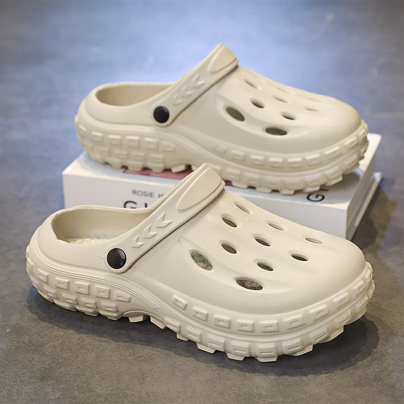 New Mens Summer Fashion Slippers Luxury Soft Soled Non Slip Outdoor Beach Shoes Thick Soled Dual Purpose Shoes Wandyline
New Mens Summer Fashion Slippers Luxury Soft Soled Non Slip Outdoor Beach Shoes Thick Soled Dual Purpose Shoes Wandyline