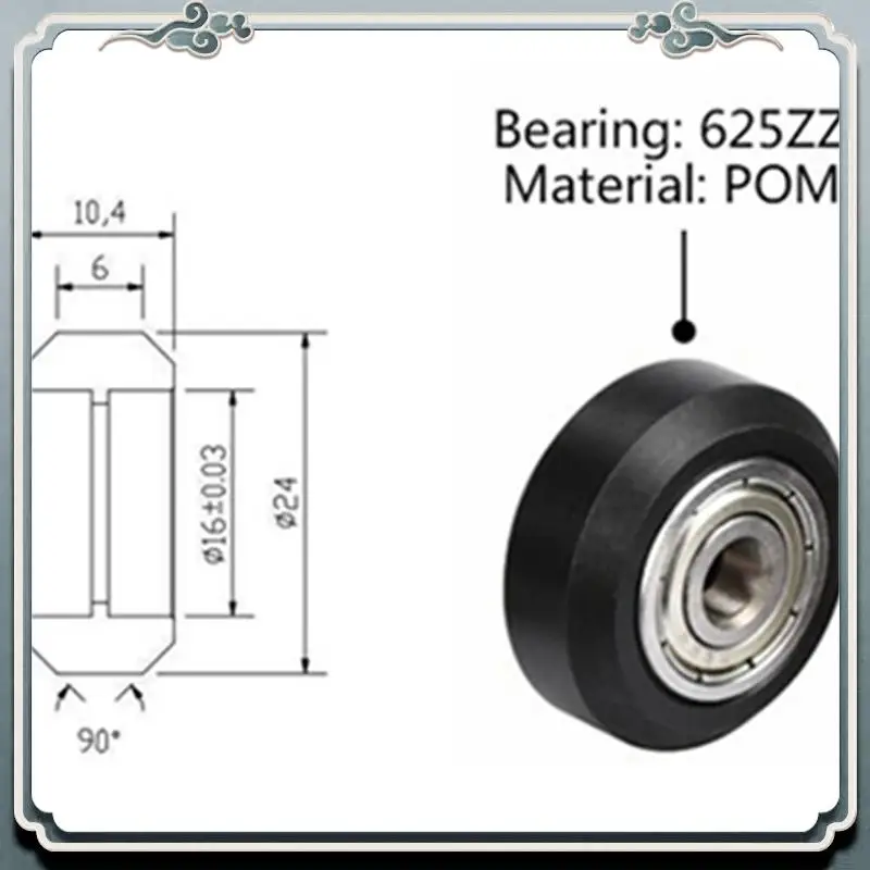 Premium 20 Pcs Plastic Wheel POM With Bearings Big Models Passive Round Wheel Idler Pulley Gear Perlin Wheel For CR10 Ender 3
Premium 20 Pcs Plastic Wheel POM With Bearings Big Models Passive Round Wheel Idler Pulley Gear Perlin Wheel For CR10 Ender 3