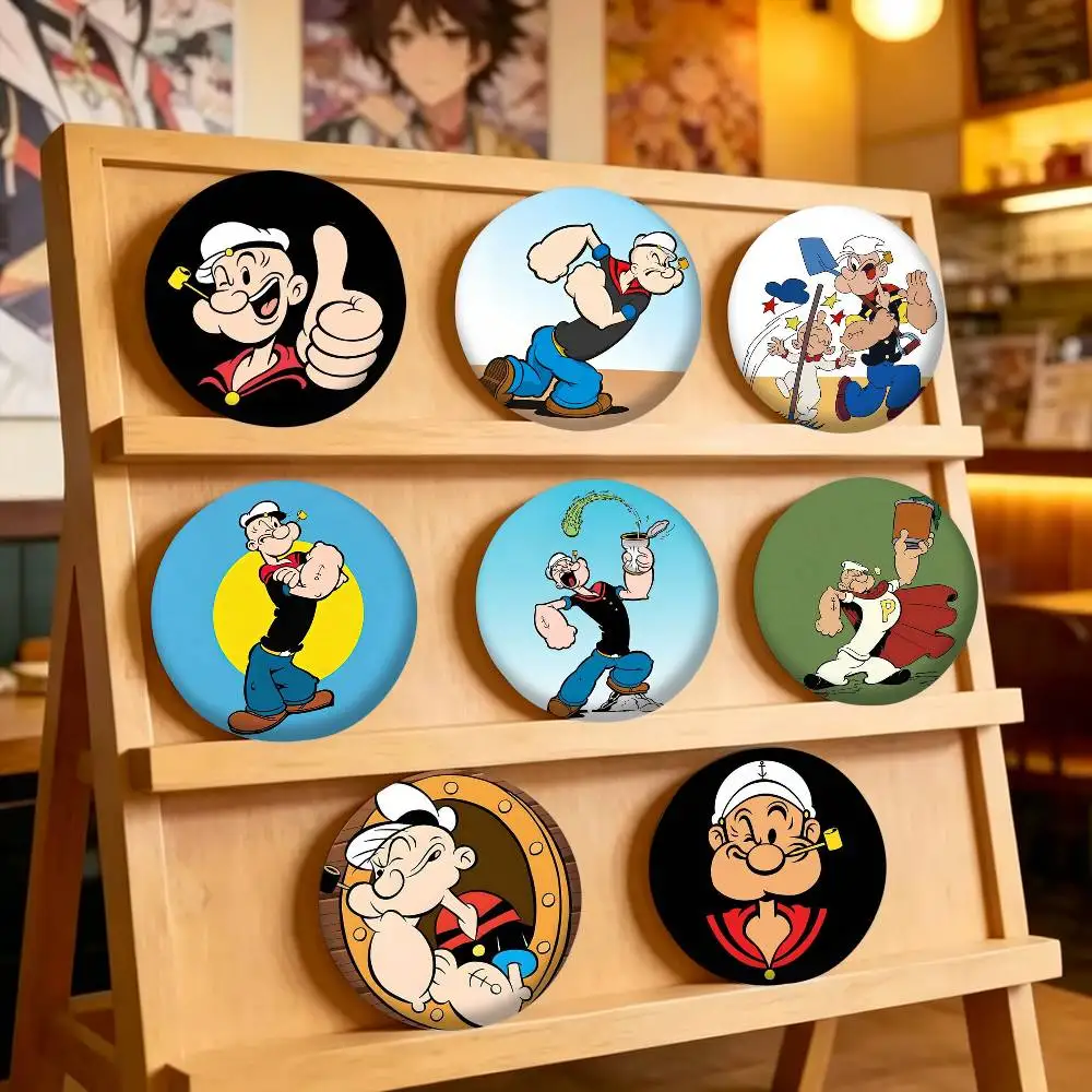The Hot Cartoon P-Popeyes 25 32 44 58 75mm Badges Personalized Round Brooches Pins Accessory Gift
The Hot Cartoon P-Popeyes 25 32 44 58 75mm Badges Personalized Round Brooches Pins Accessory Gift