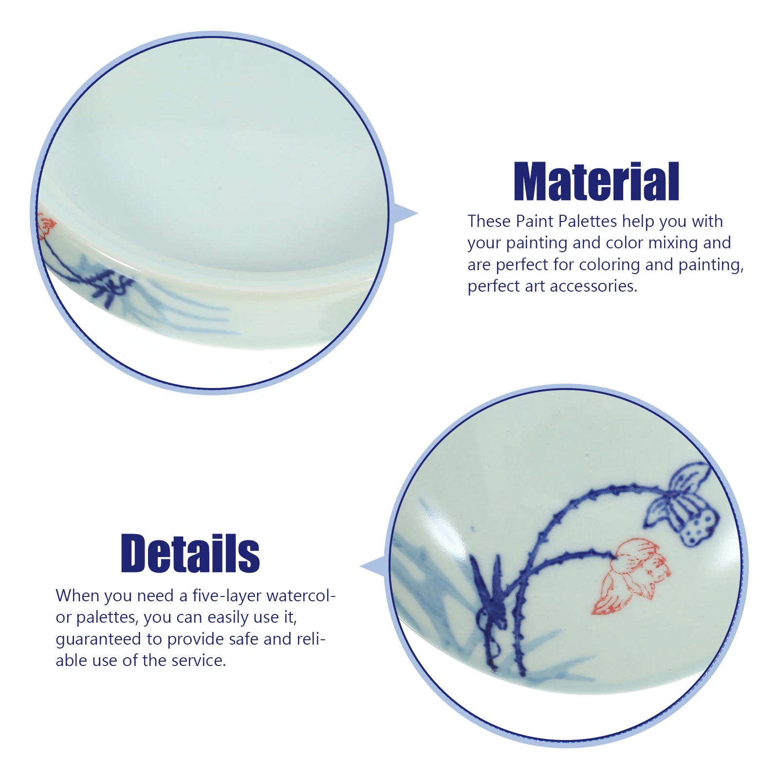 1Set Watercolor Mixers Ceramic Mixing Trays Multi-Functional Color Palettes for Art Painting Supplies Students Creative DIY
1Set Watercolor Mixers Ceramic Mixing Trays Multi-Functional Color Palettes for Art Painting Supplies Students Creative DIY