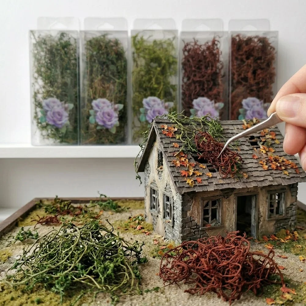 Simulation Creeper Climbing Vine Model Realistic Mini Ivy Vines Artificial Color Plant For Railway Wargame Garden House Decor
Simulation Creeper Climbing Vine Model Realistic Mini Ivy Vines Artificial Color Plant For Railway Wargame Garden House Decor