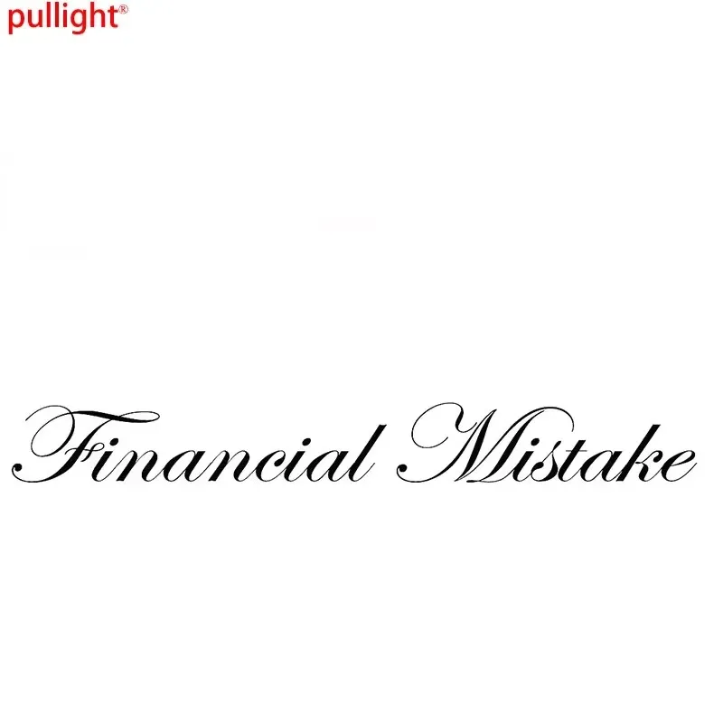 Financial error funny letter design large car card, vehicle door, windshield decoration with vinyl waterproof stickers
Financial error funny letter design large car card, vehicle door, windshield decoration with vinyl waterproof stickers