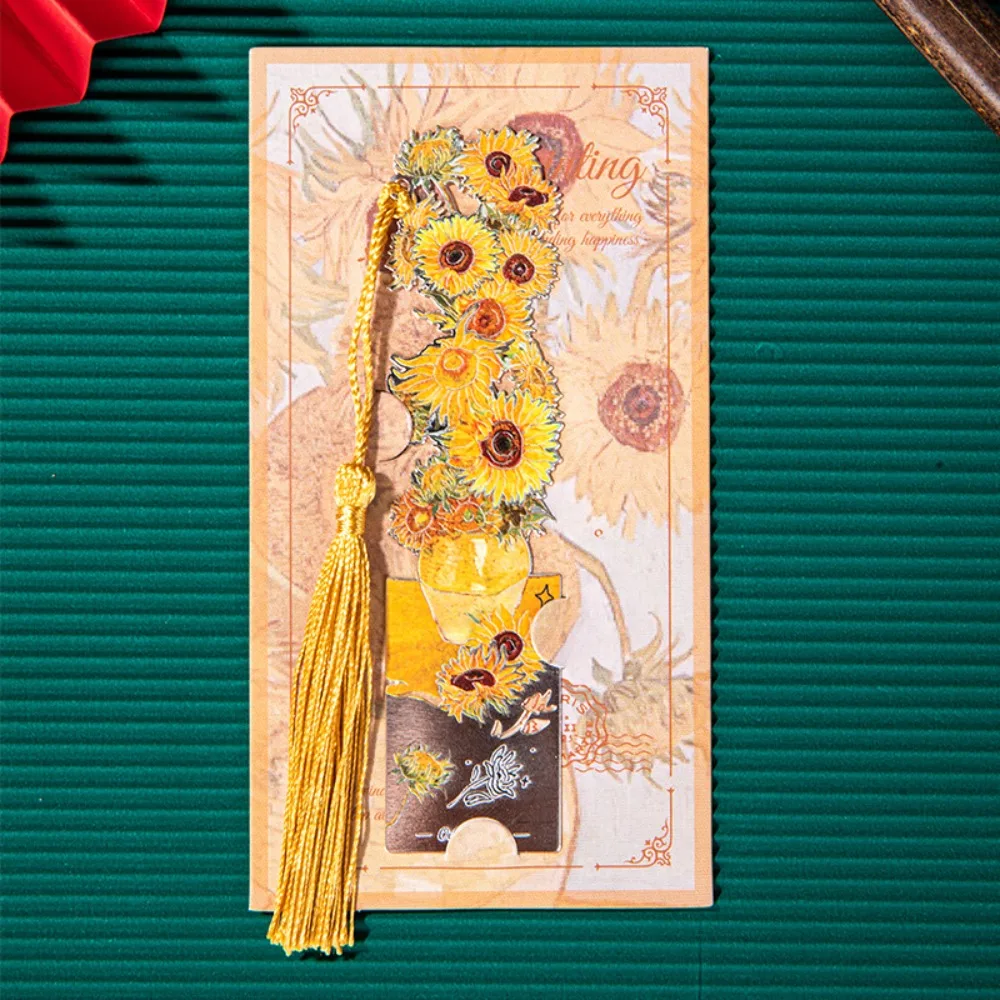 Картина маслом, металлическая закладка, металлическая полая закладка для чтения книг, подвеска с кисточкой, знаменитая картина, закладка с цветочной живописью
Картина маслом, металлическая закладка, металлическая полая закладка для чтения книг, подвеска с кисточкой, знаменитая картина, закладка с цветочной живописью