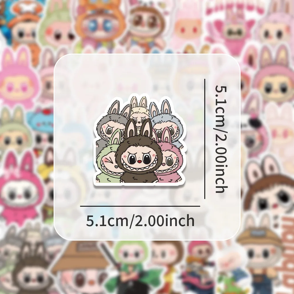 10/30/51PCS Labubu Cute Cartoon Sticker DIY Phone Laptop Luggage Skateboard Graffiti Decals Fun for Kid
10/30/51PCS Labubu Cute Cartoon Sticker DIY Phone Laptop Luggage Skateboard Graffiti Decals Fun for Kid