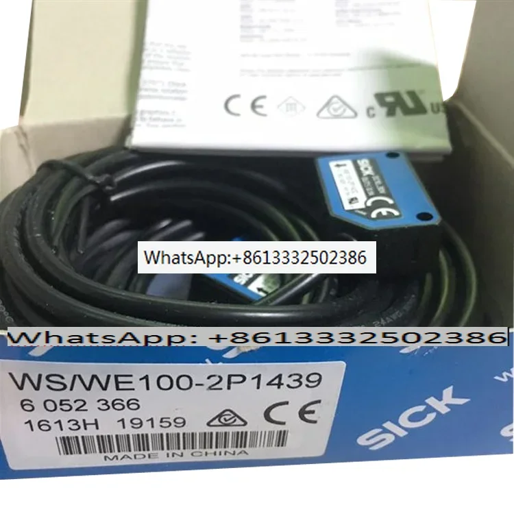 WS/WE100-2P1439 German photoelectric switch Through-beam sensor WE100-2P1432 with WS100-2D1032 Order number 6052366 P1409
WS/WE100-2P1439 German photoelectric switch Through-beam sensor WE100-2P1432 with WS100-2D1032 Order number 6052366 P1409