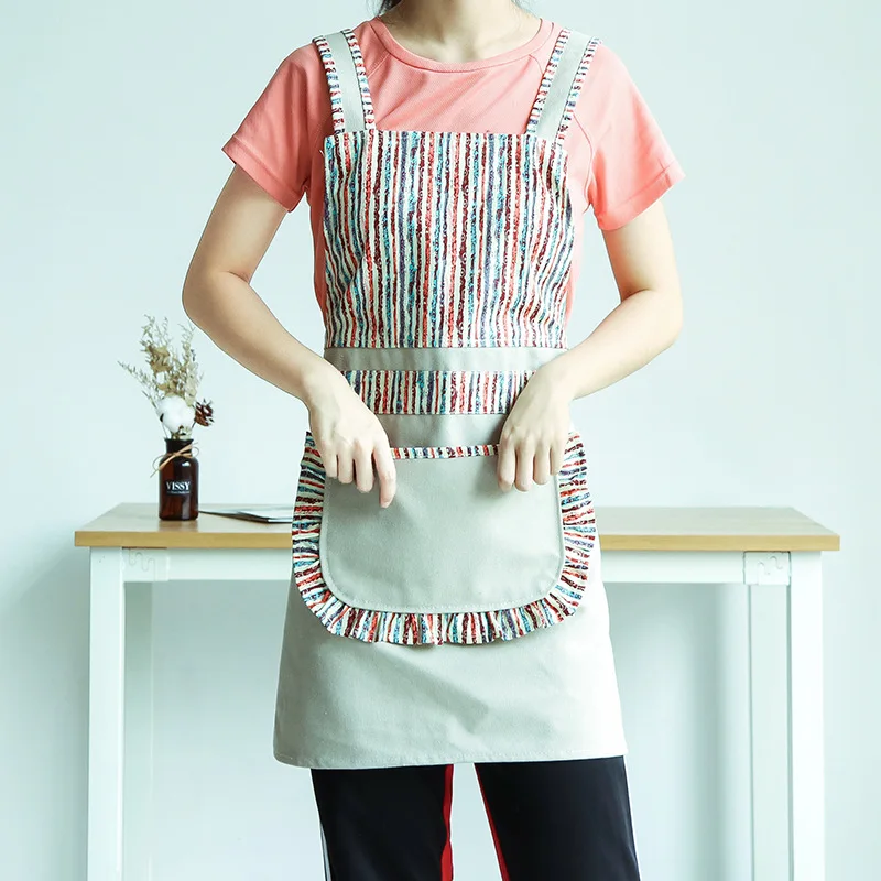 Denim apron custom logo milk tea shop barista painting home kitchen cooking barber apron work clothes for men and women
Denim apron custom logo milk tea shop barista painting home kitchen cooking barber apron work clothes for men and women