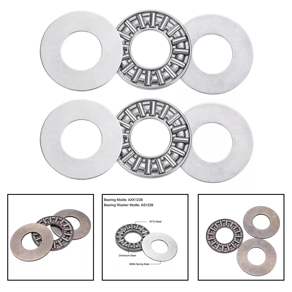 2PCS AXK1226 Thrust Needle Roller Bearing With Four AS1266 Washers Bearing Steel Thrust Needle Roller Bearing AXK1266
2PCS AXK1226 Thrust Needle Roller Bearing With Four AS1266 Washers Bearing Steel Thrust Needle Roller Bearing AXK1266