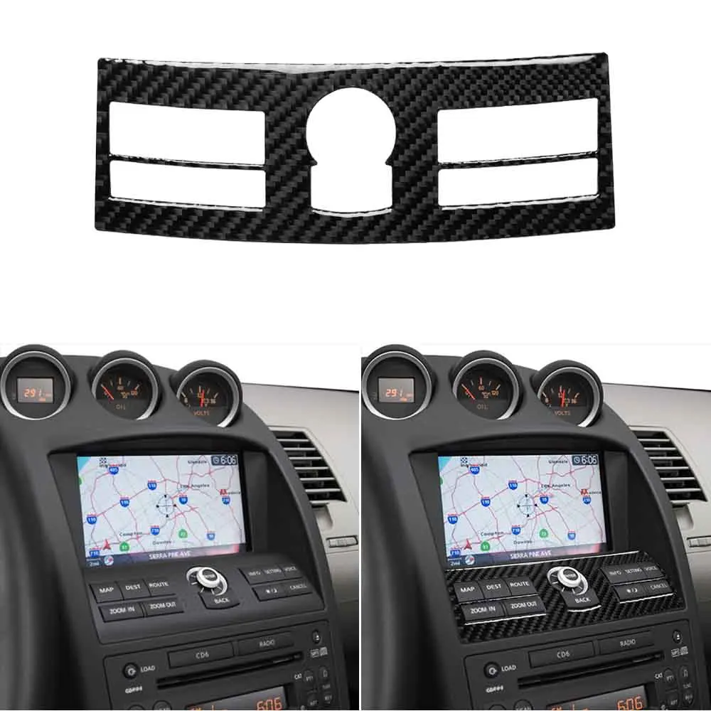 Carbon Fiber GPS Navigation Control Panel Cover Trim Sticker For 350Z 06-09 with Navigation System and Automatic Transmission
Carbon Fiber GPS Navigation Control Panel Cover Trim Sticker For 350Z 06-09 with Navigation System and Automatic Transmission