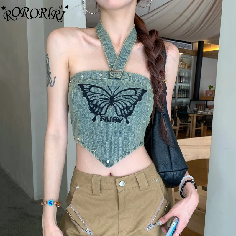 RORORIRI Cowgirl джинсовый топ с лямкой на шее Женский вышитый Бабочка нестандартный утягивающий корсет Топ Y2k Ретро панк музыкальный праздничный наряд
RORORIRI Cowgirl джинсовый топ с лямкой на шее Женский вышитый Бабочка нестандартный утягивающий корсет Топ Y2k Ретро панк музыкальный праздничный наряд