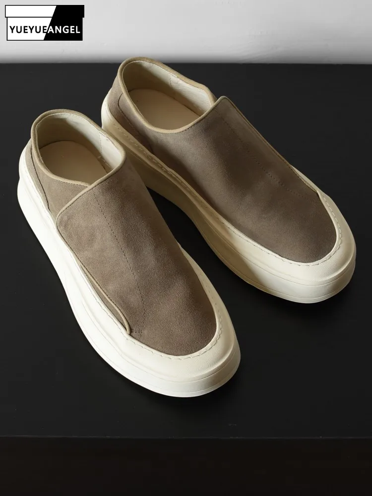 Concise Round Toe Platform Male Casual Shoes Handmade Solid Color Height Increase Loafer Fashion Hard Wearing Men Footwear
Concise Round Toe Platform Male Casual Shoes Handmade Solid Color Height Increase Loafer Fashion Hard Wearing Men Footwear