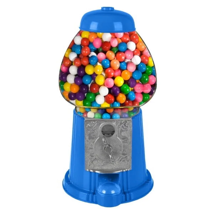 Mini Coin-Operated 15-Inch Gumball Machine by, Blue
Mini Coin-Operated 15-Inch Gumball Machine by, Blue