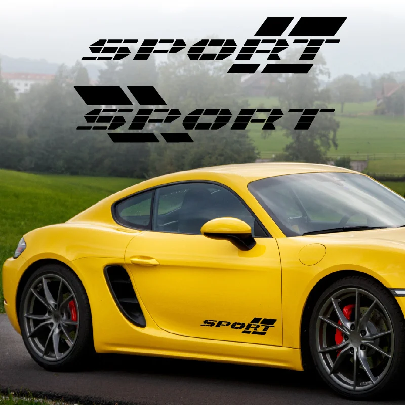 2Pcs Sport Logo Vinyl Car Stickers, Racing Style Decals for Side Doors & Trunk
2Pcs Sport Logo Vinyl Car Stickers, Racing Style Decals for Side Doors & Trunk