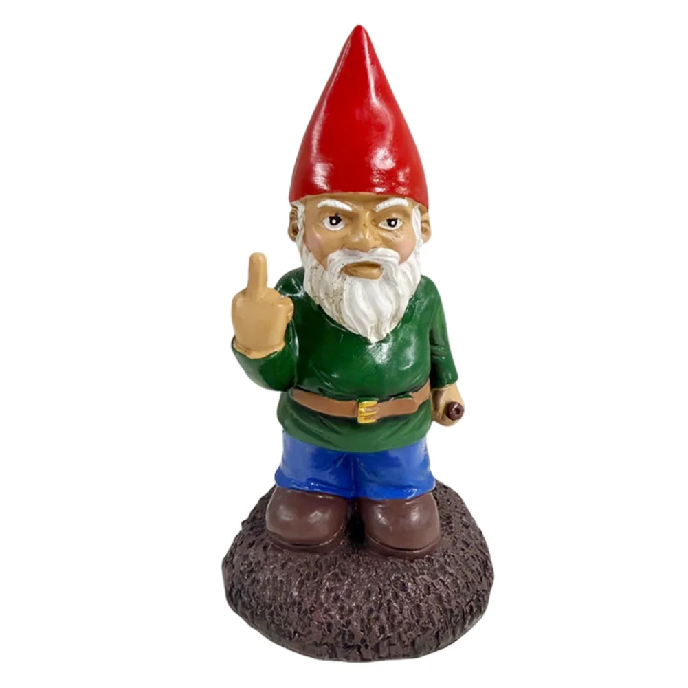 Садовая статуэтка гнома с белобородым дедушкой, показывающим средний палец, из смолы, украшение для сада
Садовая статуэтка гнома с белобородым дедушкой, показывающим средний палец, из смолы, украшение для сада