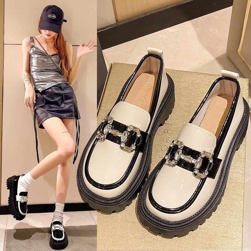 Muffin Thick Bottom Round Head Combination Color Waterproof Table Fashion All Comfortable Non-slip Breathable Single Shoes Women
Muffin Thick Bottom Round Head Combination Color Waterproof Table Fashion All Comfortable Non-slip Breathable Single Shoes Women