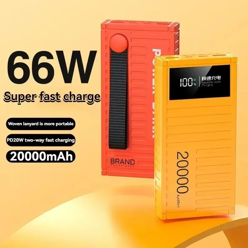 Fast Charging Power Bank with Large Capacity, Universal Mobile Power Bank, 66W, 20000mAh, iPhone, Huawei, New Container
Fast Charging Power Bank with Large Capacity, Universal Mobile Power Bank, 66W, 20000mAh, iPhone, Huawei, New Container