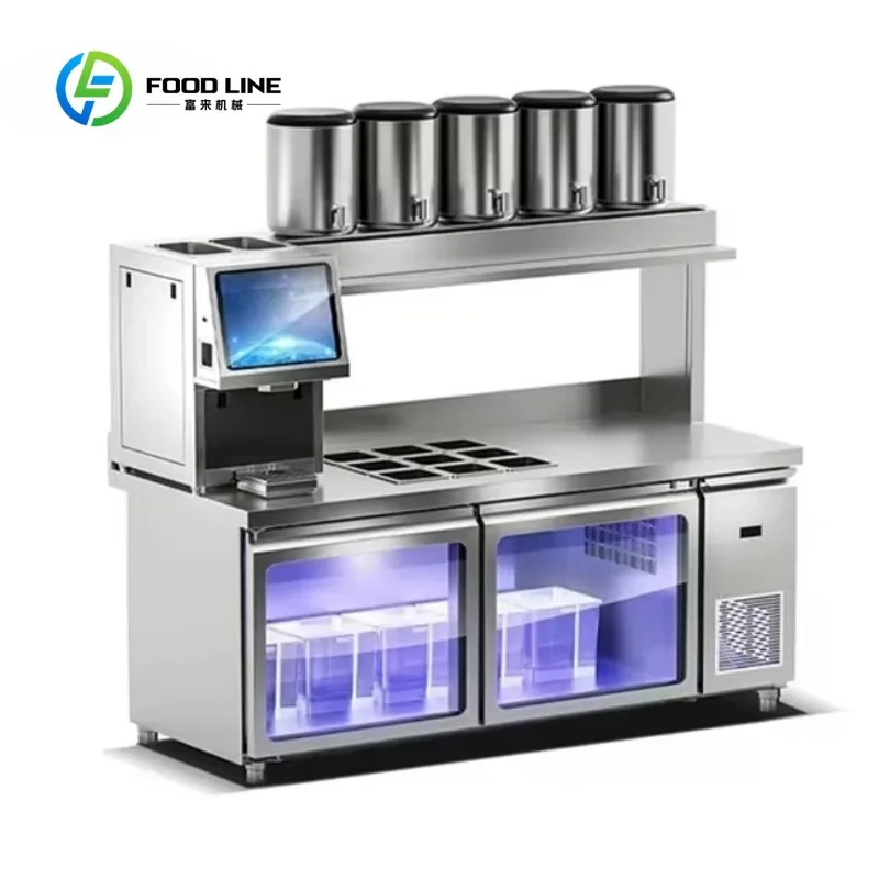 Fully Automatic Milk Tea Maker Commercial Bubble Tea Machine Automatic Beverage Equipment for Shops
Fully Automatic Milk Tea Maker Commercial Bubble Tea Machine Automatic Beverage Equipment for Shops