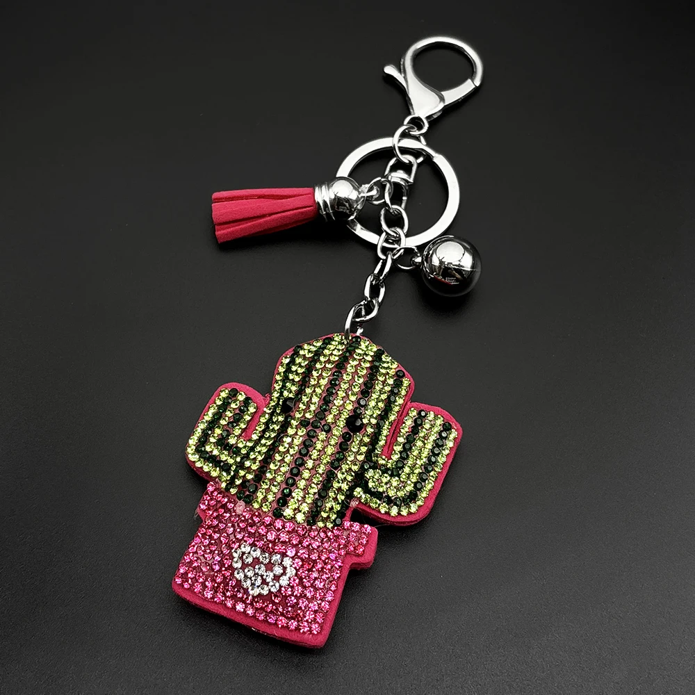 Pink Red Cactus Potted Plant Keychain For Women Men Crystal Tassel Love Heart Kawaii Female Bag Decoration Keyring Jewelry Gifts
Pink Red Cactus Potted Plant Keychain For Women Men Crystal Tassel Love Heart Kawaii Female Bag Decoration Keyring Jewelry Gifts