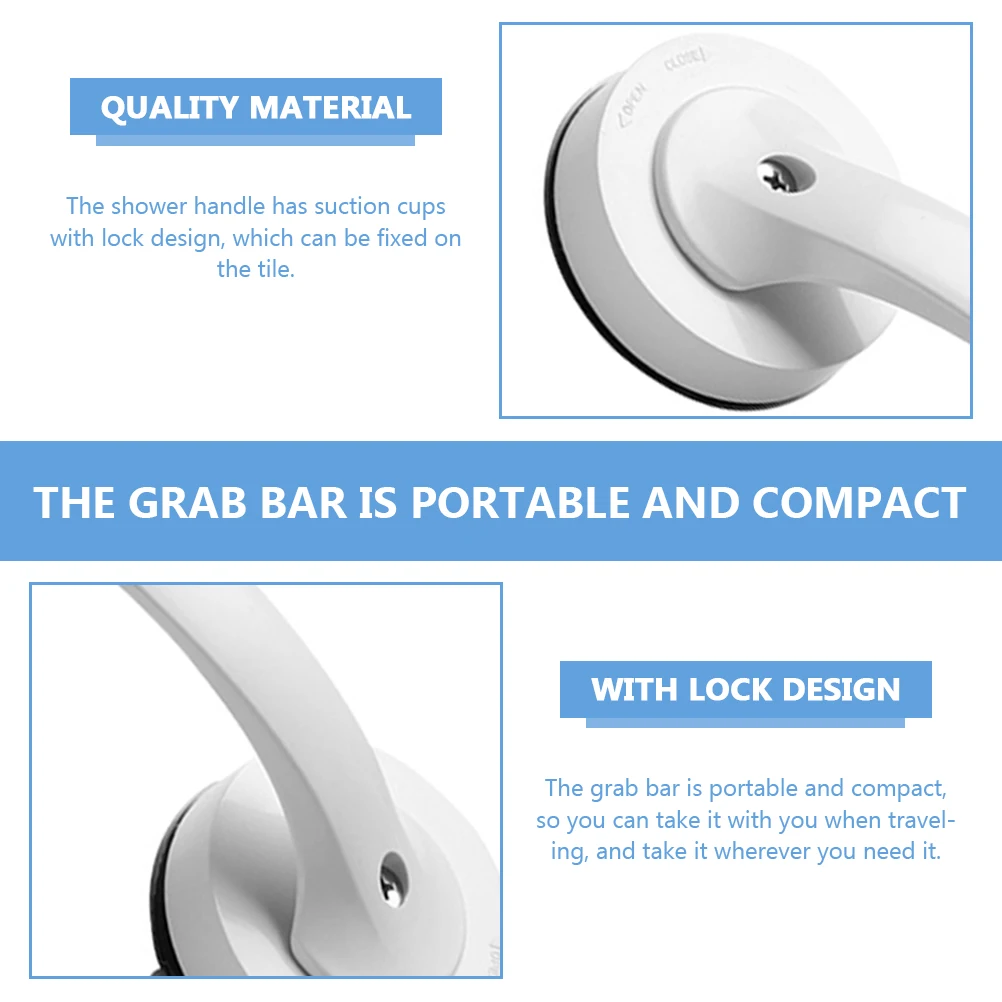 Plastic Shower Bars Suction Cups Bathroom Elderly Bathroom Balance Bar Support Handles Glass Door Bath Safety Tools Parts
Plastic Shower Bars Suction Cups Bathroom Elderly Bathroom Balance Bar Support Handles Glass Door Bath Safety Tools Parts