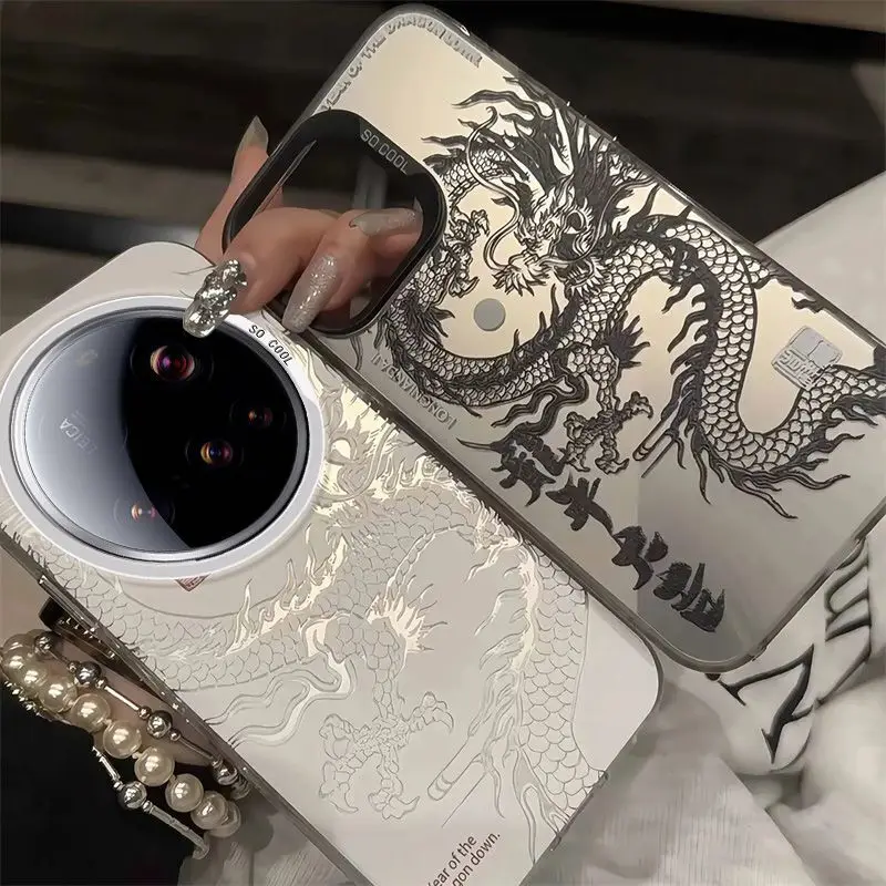 Original Phone Body Colors dragon patterns matte Back Case For Xiaomi 15 Ultra Shockproof Quality PC + TPU Bumper cover
Original Phone Body Colors dragon patterns matte Back Case For Xiaomi 15 Ultra Shockproof Quality PC + TPU Bumper cover