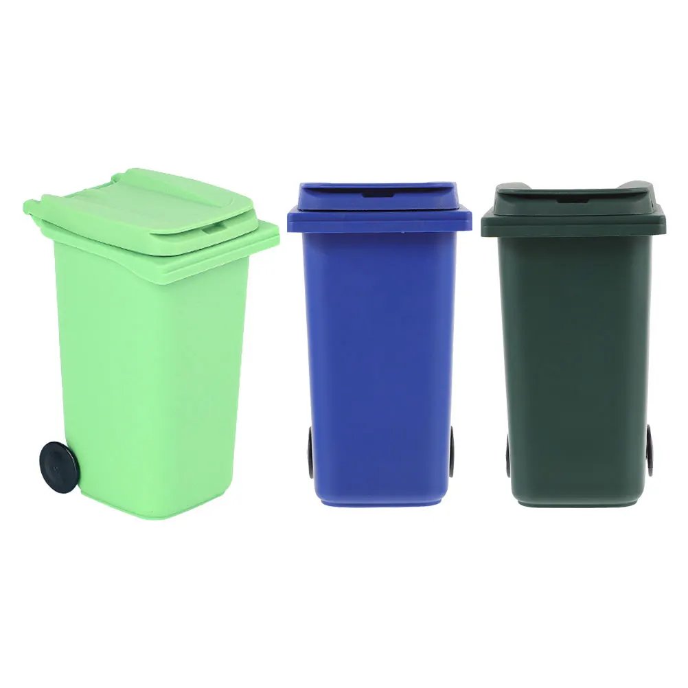 3 Pcs Mini Trash Can Pen Holder Creative Cute for Desk Bin Plastic Storage Bucket 
3 Pcs Mini Trash Can Pen Holder Creative Cute for Desk Bin Plastic Storage Bucket