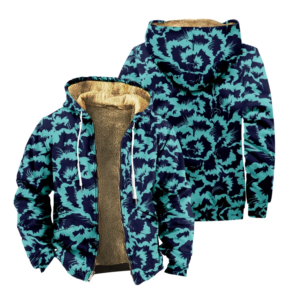 Flower Print Men's Casual Camouflage Sports Sweatshirt Long Sleeve Zipper Hooded Jacket Coat
Flower Print Men's Casual Camouflage Sports Sweatshirt Long Sleeve Zipper Hooded Jacket Coat