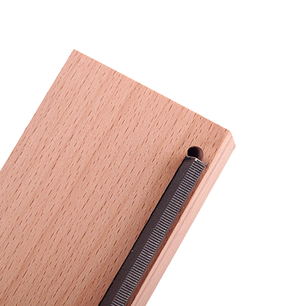 Guitar Chamfered Wood Blocks Fret File Maple Woody Block Compact Cutting Tool for Guitar Accessories Edge Polishing Burr Repair
Guitar Chamfered Wood Blocks Fret File Maple Woody Block Compact Cutting Tool for Guitar Accessories Edge Polishing Burr Repair