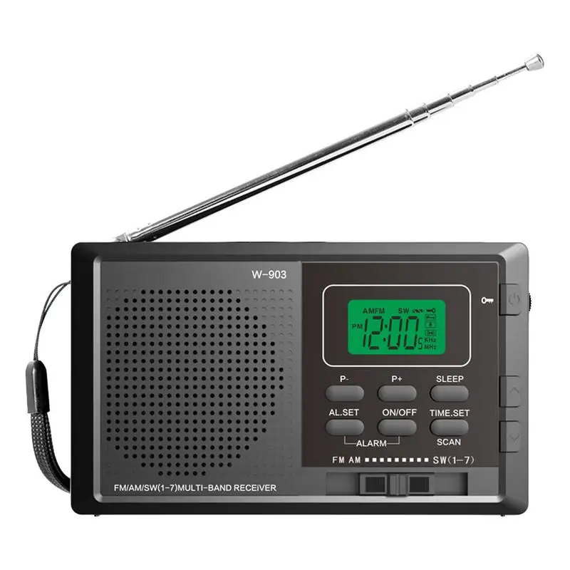 Portable Compact Radio FM/AM/SW Multi Band LCD Screen Digital Display Radio Outdoor Survival Accessories (European Standard)
Portable Compact Radio FM/AM/SW Multi Band LCD Screen Digital Display Radio Outdoor Survival Accessories (European Standard)