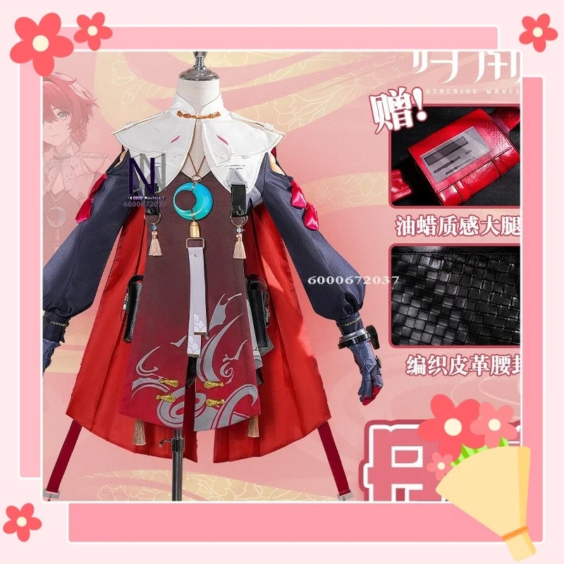 Wuthering Waves Dan Jin Cosplay Costume Female-Sized Full Women's Clothing Set Two-dimensional Adult Role-playing As Characters
Wuthering Waves Dan Jin Cosplay Costume Female-Sized Full Women's Clothing Set Two-dimensional Adult Role-playing As Characters