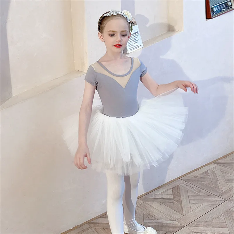 Ballet Tutu Skirt For Children High Quality Short Sleeve White Swan Dance Costume Girls Elegant Class Ballet Dance Skirt
Ballet Tutu Skirt For Children High Quality Short Sleeve White Swan Dance Costume Girls Elegant Class Ballet Dance Skirt