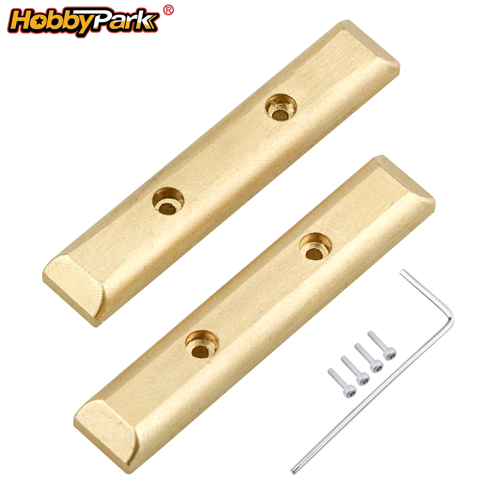 HobbyPark Brass Boulder Bars Weights for 1/24 Axial SCX24 AXI90081 AXI00001 AXI00002 AXI00004 AXI00005 AXI00006 (2-Pack)
HobbyPark Brass Boulder Bars Weights for 1/24 Axial SCX24 AXI90081 AXI00001 AXI00002 AXI00004 AXI00005 AXI00006 (2-Pack)