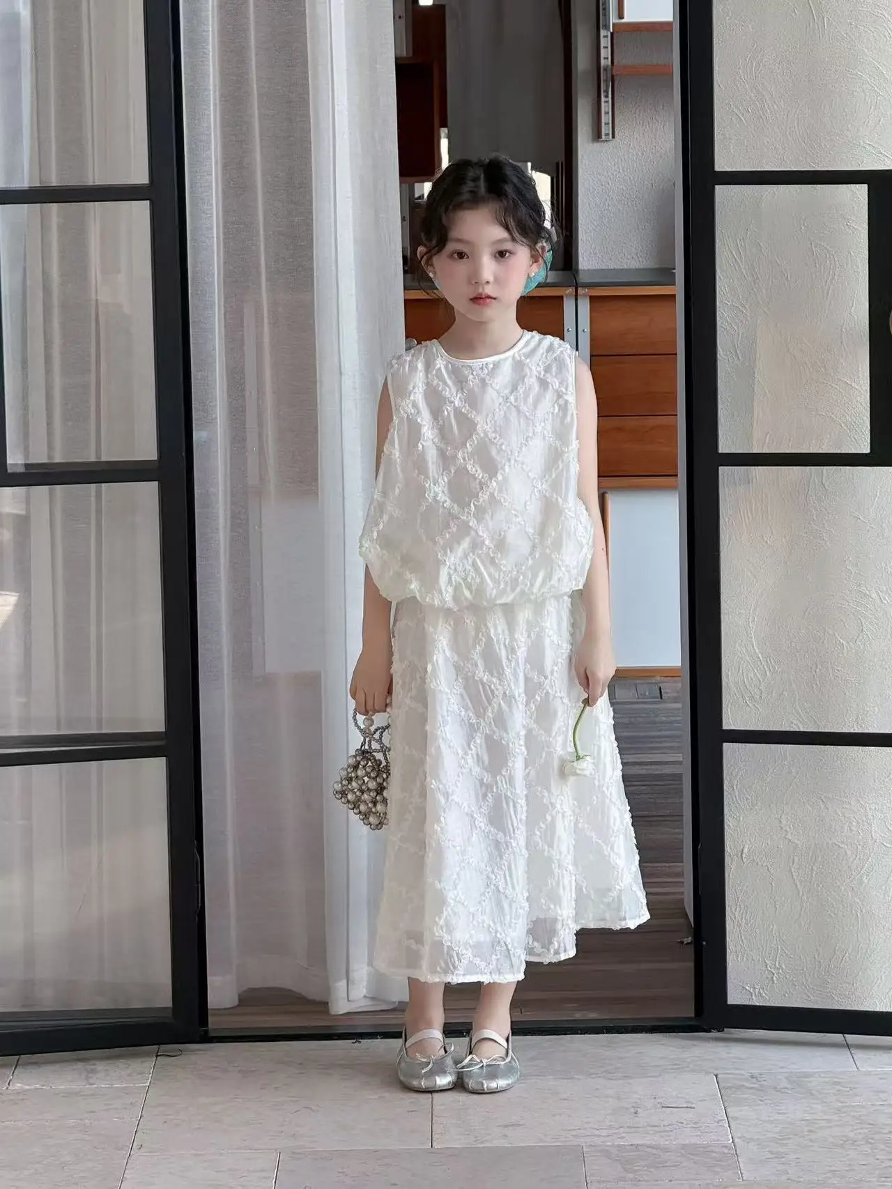Kids Girls Spring Summer New Children's Clothing Girl Baby Cute Cake Doll Shirt Plus Wide Leg Trousers Two-piece Set 100-140cm
Kids Girls Spring Summer New Children's Clothing Girl Baby Cute Cake Doll Shirt Plus Wide Leg Trousers Two-piece Set 100-140cm