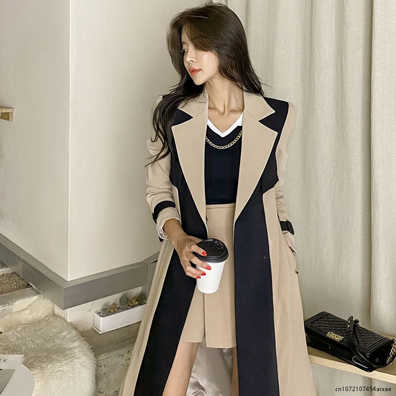 Winter Khaki Long Trench Coat Korean Design Women Jackets Clothes High Waist Korean Style Long Trench Coat
Winter Khaki Long Trench Coat Korean Design Women Jackets Clothes High Waist Korean Style Long Trench Coat