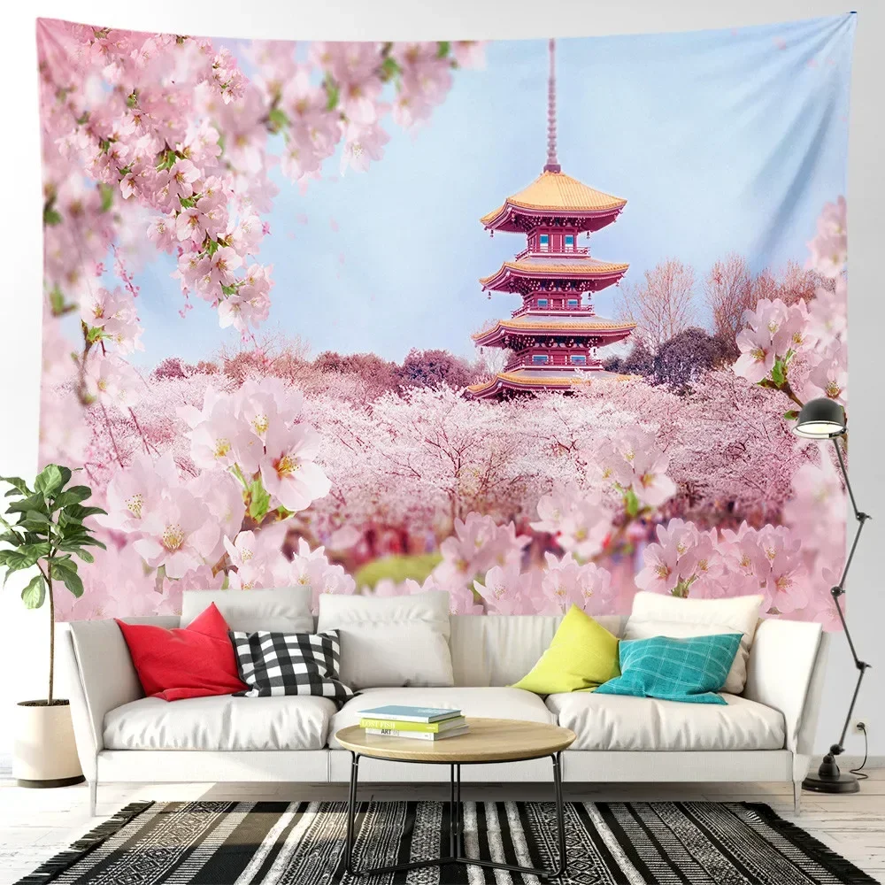 Sakura Tree Tapestry Pink Wall Hanging Room Decor Natural Landscape Mountain Forest Wall Tapestry Bedroom Home Decor Aesthetics
Sakura Tree Tapestry Pink Wall Hanging Room Decor Natural Landscape Mountain Forest Wall Tapestry Bedroom Home Decor Aesthetics