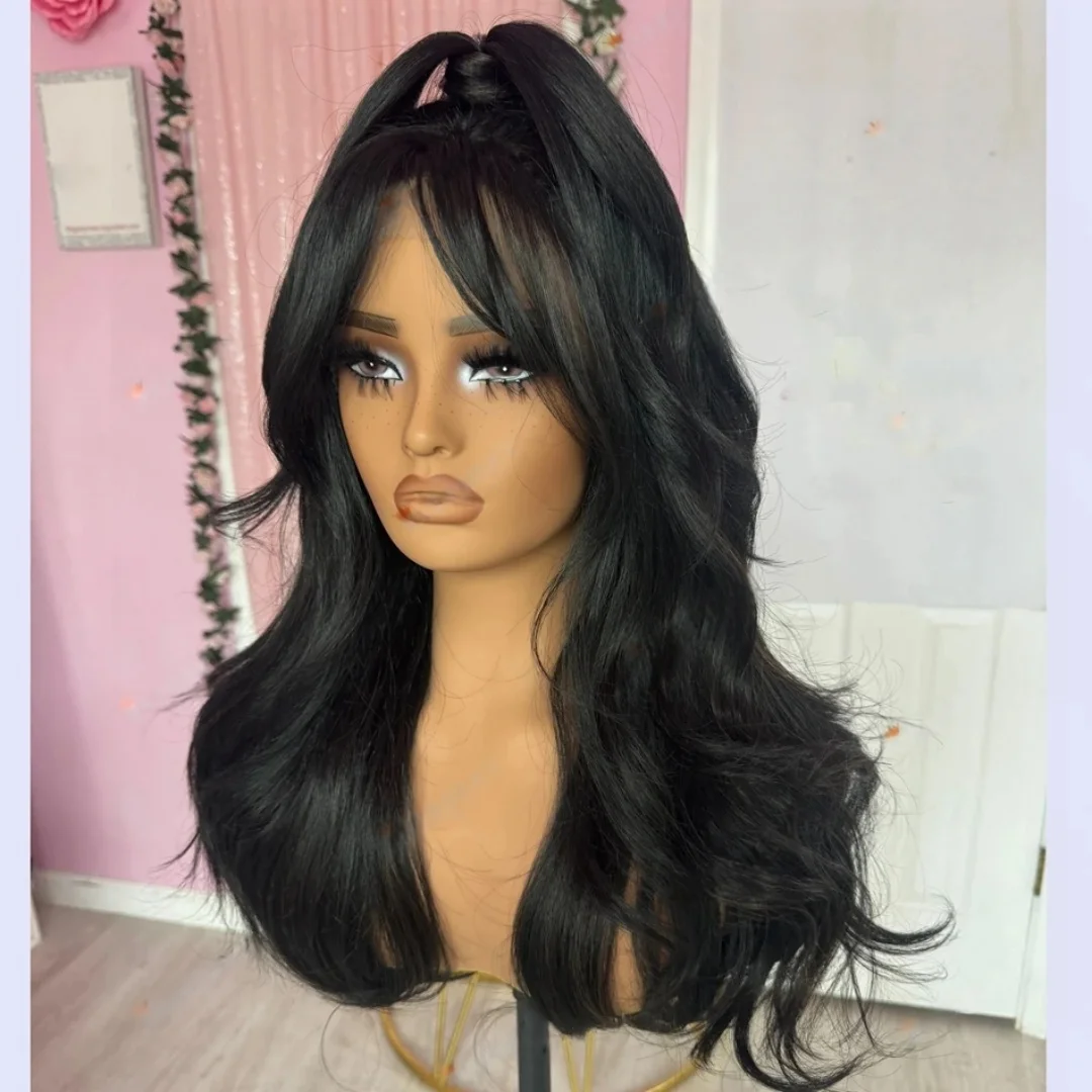 Natural Black Glueless 26Inch Body Wave Jewish Human Hair Wig 5x5 Silk Base with Baby Hair And HD Lace European Preplucked
Natural Black Glueless 26Inch Body Wave Jewish Human Hair Wig 5x5 Silk Base with Baby Hair And HD Lace European Preplucked
