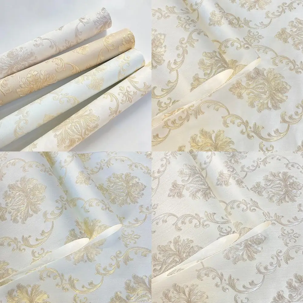 European Style 3D Embossed Pattern Wallpaper for Cozy Bedroom Living Room Dining Room Hotel TV Background Wall Decor
European Style 3D Embossed Pattern Wallpaper for Cozy Bedroom Living Room Dining Room Hotel TV Background Wall Decor